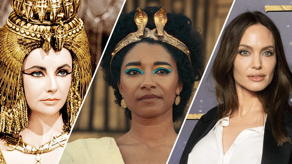 El papel de Cleopatra atrajo a Elizabeth Taylor, Adele James y Angelina Jolie.  (foto: Colección Everett, Netflix, Getty Images)