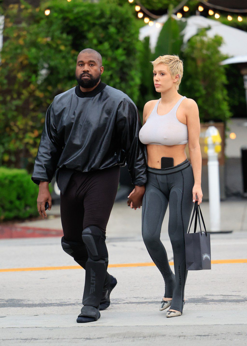 Kanye West y Bianca sensorial